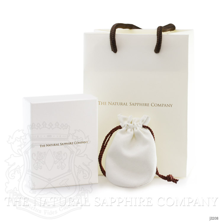 0.71 Ct. Pink Sapphire Solitaire Cufflink, Silver